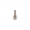 Tube connector straight 7 mm stainless steel Python